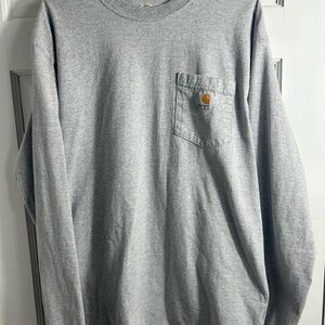 Carhartt Heather Gray Pocket Tee